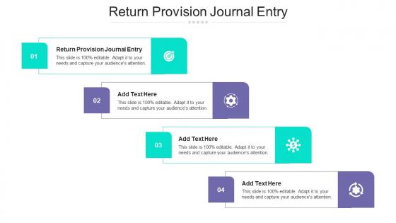 Return Provision Journal Entry Ppt Powerpoint Presentation Model Clipart Cpb