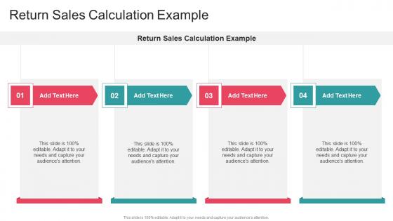 Return Sales Calculation Example In Powerpoint And Google Slides Cpb