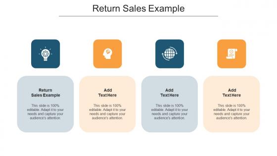 Return Sales Example Ppt Powerpoint Presentation Gallery Demonstration Cpb