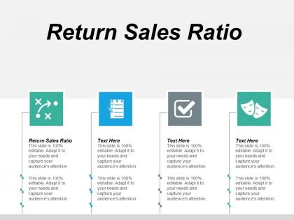 Return sales ratio ppt powerpoint presentation infographic template format cpb