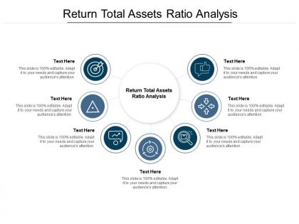 Return total assets ratio analysis ppt powerpoint presentation gallery slides cpb