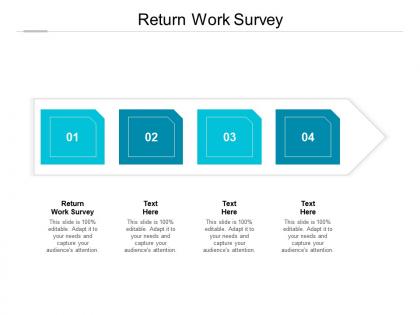 Return work survey ppt powerpoint presentation model cpb