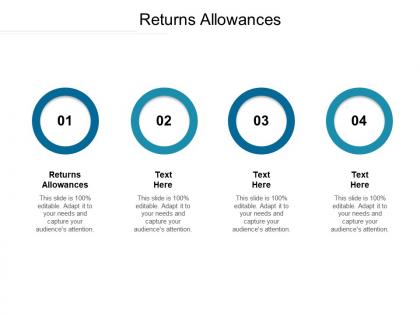 Returns allowances ppt powerpoint presentation show influencers cpb