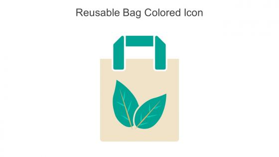Reusable Bag Colored Icon In Powerpoint Pptx Png And Editable Eps Format