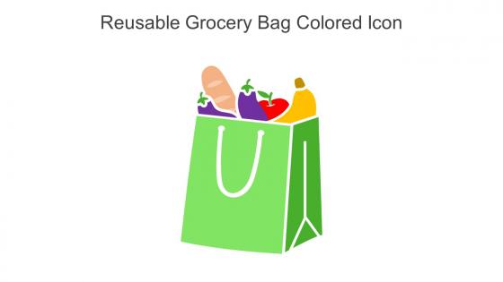 Reusable Grocery Bag Colored Icon In Powerpoint Pptx Png And Editable Eps Format