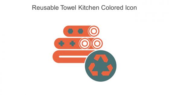 Reusable Towel Kitchen Colored Icon In Powerpoint Pptx Png And Editable Eps Format