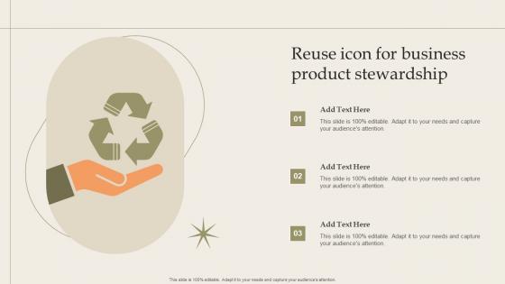 Reuse Icon For Business Product Stewardship