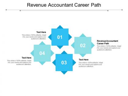Revenue accountant career path ppt powerpoint presentation slides show cpb