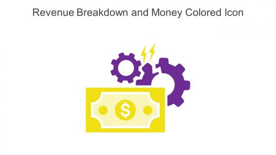 Revenue Breakdown And Money Colored Icon In Powerpoint Pptx Png And Editable Eps Format