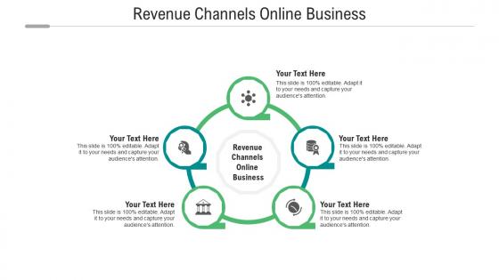 Revenue channels online business ppt powerpoint presentation summary slide download cpb