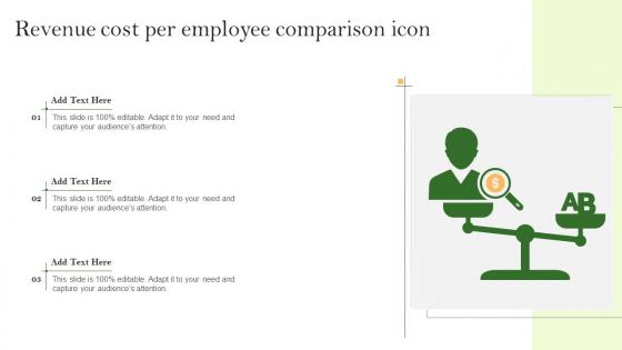Revenue Cost Per Employee Comparison Icon