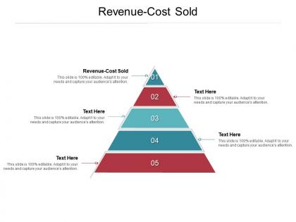 Revenue cost sold ppt powerpoint presentation icon ideas cpb