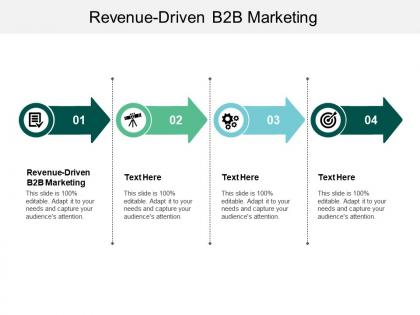 Revenue driven b2b marketing ppt powerpoint presentation model gridlines cpb