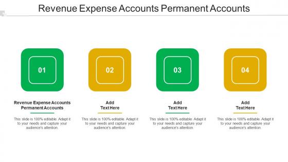 Revenue Expense Accounts Permanent Accounts Ppt PowerPoint Presentation Styles Cpb