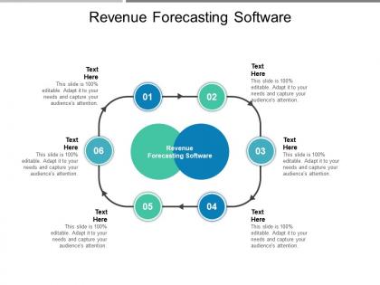 Revenue forecasting software ppt powerpoint presentation professional visual aids cpb