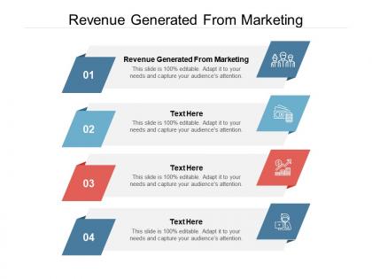 Revenue generated from marketing ppt powerpoint presentation gallery example file cpb
