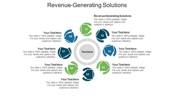 Revenue generating solutions ppt powerpoint presentation model vector cpb