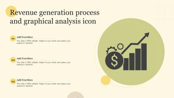 Revenue Generation Process And Graphical Analysis Icon