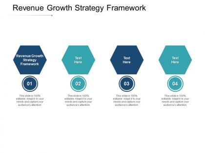 Revenue growth strategy framework ppt powerpoint presentation tips cpb