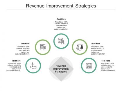 Revenue improvement strategies ppt powerpoint presentation outline professional cpb