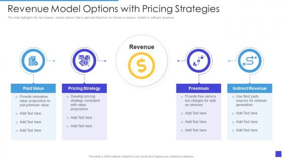 Revenue Model Options With Pricing Strategies