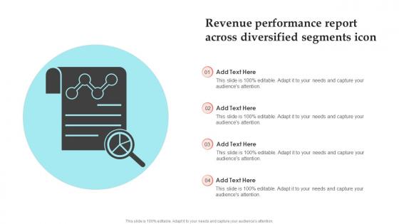Revenue Performance Report Across Diversified Segments Icon
