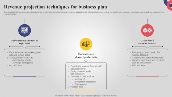 Revenue Projection Techniques For Business Plan