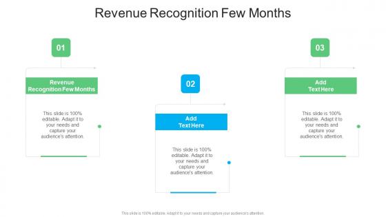 Revenue Recognition Few Months In Powerpoint And Google Slides Cpb