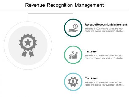 Revenue recognition management ppt powerpoint presentation summary layout cpb