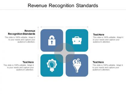 Revenue recognition standards ppt powerpoint presentation summary tips cpb