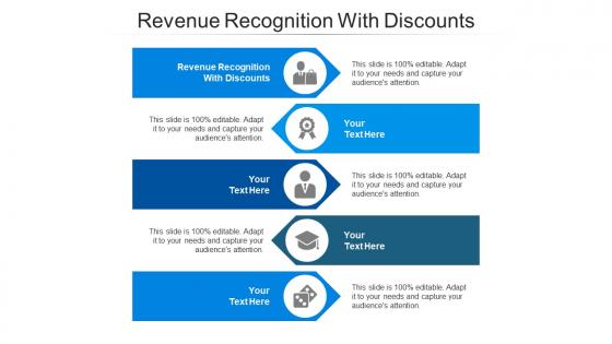 Revenue recognition with discounts ppt powerpoint presentation outline clipart images cpb