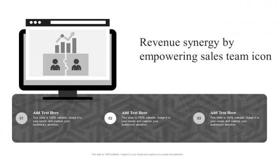 Revenue Synergy By Empowering Sales Team Icon