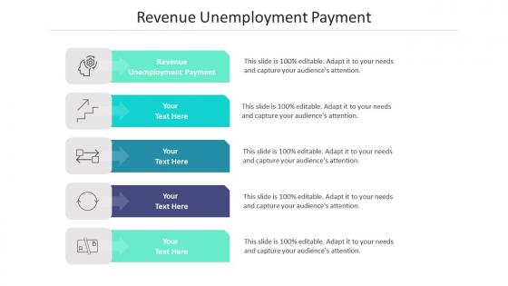 Revenue unemployment payment ppt powerpoint presentation summary graphic images cpb