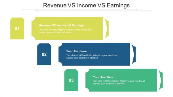 Revenue vs income vs earnings ppt powerpoint presentation styles visual aids cpb