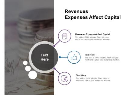 Revenues expenses affect capital ppt powerpoint presentation styles information cpb
