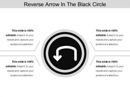 Reverse arrow in the black circle