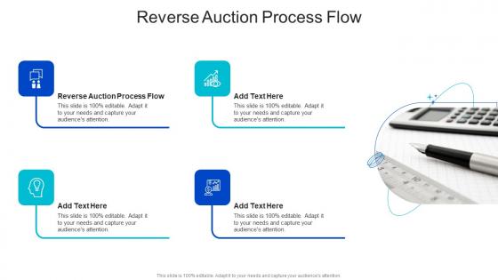 Reverse Auction Process Flow In Powerpoint And Google Slides Cpb
