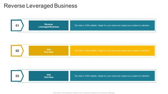 Reverse Leveraged Business In Powerpoint And Google Slides Cpb