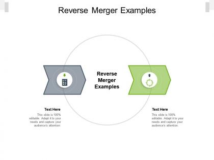 Reverse merger examples ppt powerpoint presentation gallery file formats cpb