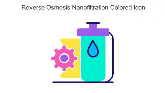 Reverse Osmosis Nanofiltration Colored Icon In Powerpoint Pptx Png And Editable Eps Format