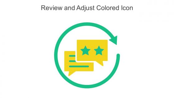 Review And Adjust Colored Icon In Powerpoint Pptx Png And Editable Eps Format