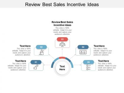 Review best sales incentive ideas ppt powerpoint presentation layouts files cpb