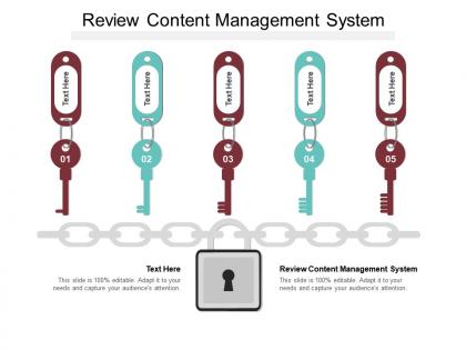 Review content management system ppt powerpoint presentation professional slide cpb