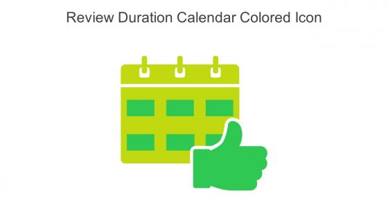 Review Duration Calendar Colored Icon In Powerpoint Pptx Png And Editable Eps Format
