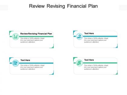 Review revising financial plan ppt powerpoint presentation icon format ideas cpb