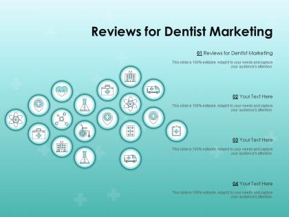 Reviews for dentist marketing ppt powerpoint presentation outline sample