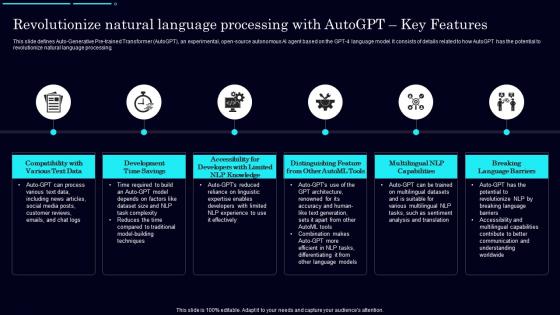 Revolutionize Processing Key Features Auto Gpt Autonomous Gpt 4 Experiment Explained ChatGPT SS