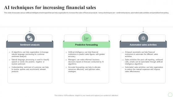 Revolutionizing Finance With AI Trends AI Techniques For Increasing Financial Sales AI SS V