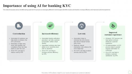 Revolutionizing Finance With AI Trends Importance Of Using AI For Banking Kyc AI SS V
