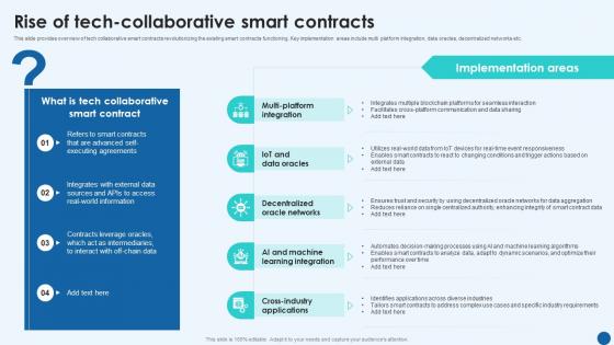 Revolutionizing Supply Chain Rise Of Tech Collaborative Smart Contracts BCT SS